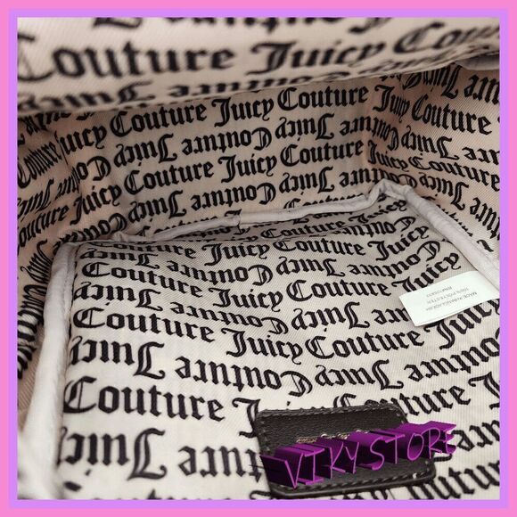NWT ? Juicy Couture Velvet Backpack Embroidery Elegant & Luxurious #7087 ? main image 9